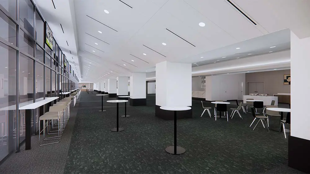 Rendering of kitchen facility