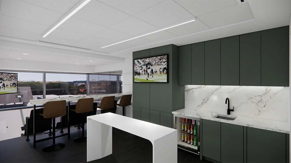 Rendering of facility